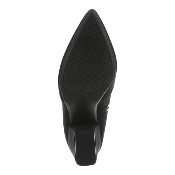 On 34th Women's Lydiaa Pointed Toe Block Heel Booties Black Size 5 - Picture 5 of 5